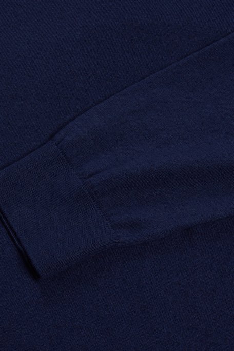 Bluemint % 100 Pamuklu Regular Fit Polo Yaka Erkek Triko BM24020102MW 313 İNDİGO - 2