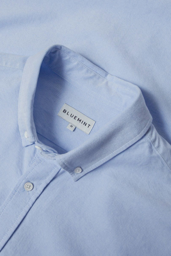 Bluemint Bm Oxford % 100 Pamuk Comfort Fit Düğmeli Yaka Erkek Gömlek BM24002273MW 197 MAVİ - 6
