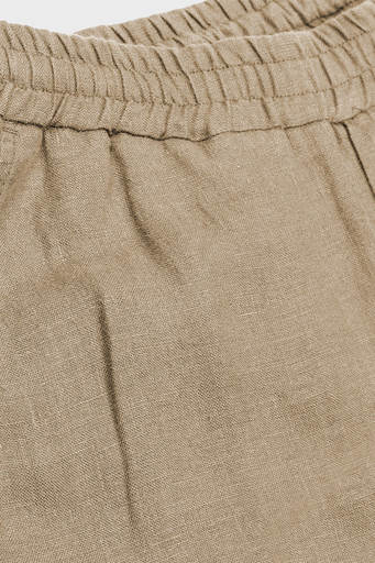 Bluemint Edan % 100 Keten Comfort Fit Jogger Erkek Pantolon BM24009296MS 214 CAMEL - 4