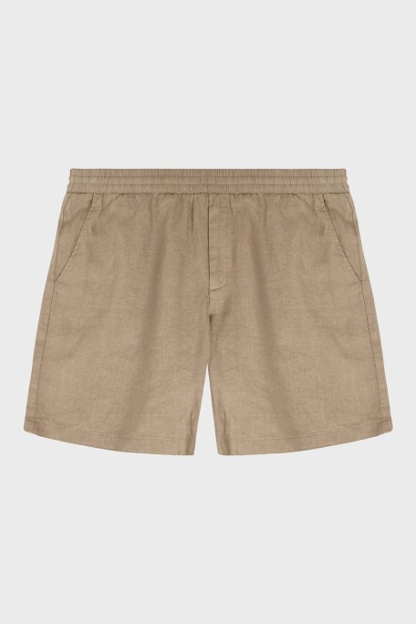 Bluemint Edmund % 100 Keten Comfort Fit Erkek Short BM24004384MS 214 CAMEL - 1