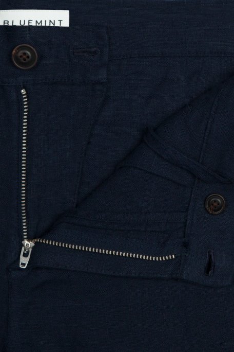 Bluemint Edmund Pamuklu Slim Fit Bermuda Erkek Short BM22004051MS 155 LACİVERT - 4