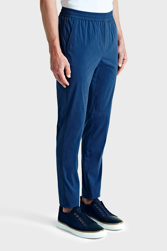 Bluemint Pamuklu Comfort Fit Bağlamalı Daralan Paça Jogger Erkek Pantolon BM25009256MS 313 İNDİGO - 1