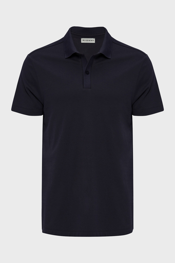 Bluemint Pamuklu Comfort Fit Düğmeli Erkek Polo Yaka T Shirt BM25007304MS 155 KOYU LACİVERT - 6