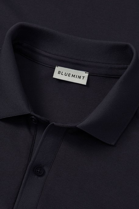Bluemint Pamuklu Comfort Fit Düğmeli Erkek Polo Yaka T Shirt BM25007304MS 155 KOYU LACİVERT - 2