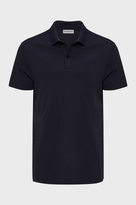 Bluemint Pamuklu Comfort Fit Düğmeli Erkek Polo Yaka T Shirt BM25007304MS 155 KOYU LACİVERT - 6