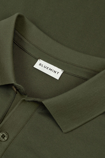 Bluemint Pamuklu Comfort Fit Düğmeli Erkek Polo Yaka T Shirt BM25007304MS 332 HAKİ - 3