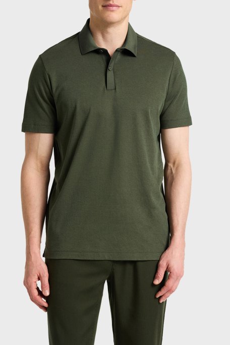 Bluemint Pamuklu Comfort Fit Düğmeli Erkek Polo Yaka T Shirt BM25007304MS 332 HAKİ - 1