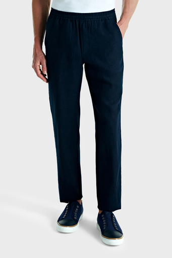 Bluemint Pamuklu Comfort Fit Lastikli Bel Daralan Paça Erkek Pantolon BM25009296MS 155 KOYU LACİVERT - 1
