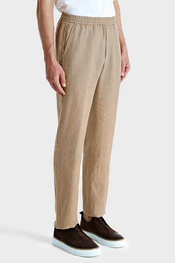Bluemint Pamuklu Comfort Fit Lastikli Bel Daralan Paça Erkek Pantolon BM25009296MS 214 BEJ - 2