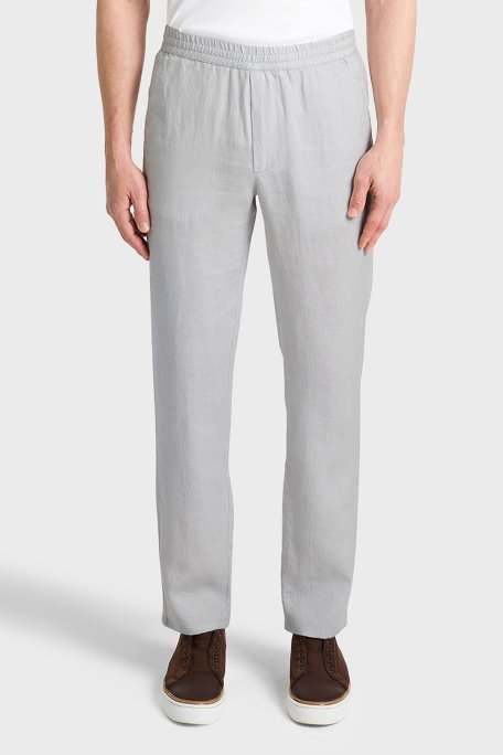 Bluemint Pamuklu Comfort Fit Lastikli Bel Daralan Paça Erkek Pantolon BM25009296MS1 162 GRİ - 1
