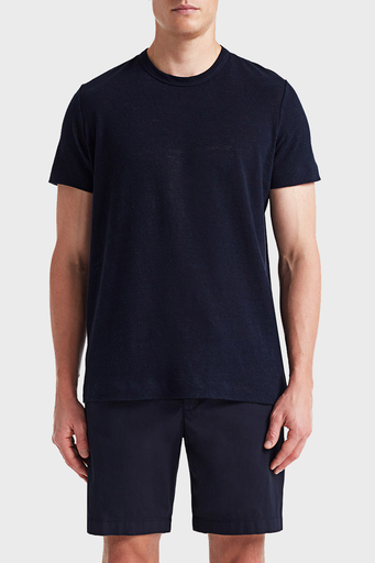 Bluemint Pamuklu Comfort Fit Sıfır Yaka Erkek T Shirt BM25001303MS 155 KOYU LACİVERT - 1
