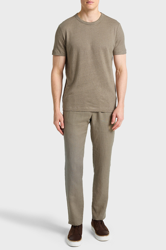Bluemint Pamuklu Comfort Fit Sıfır Yaka Erkek T Shirt BM25001303MS 836 AÇIK HAKİ - 2