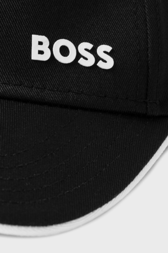 Boss % 100 Pamuk Logo Baskılı Erkek Şapka 50519219 002 SİYAH - 3