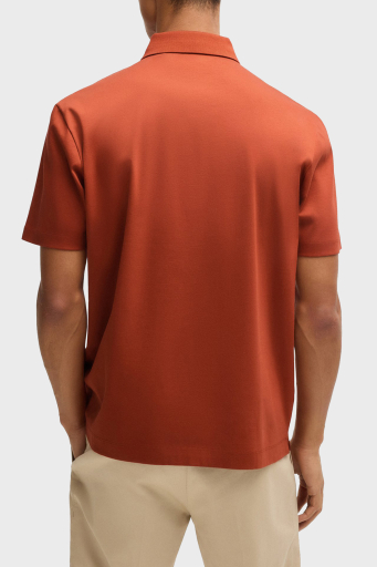 Boss % 100 Pamuk Regular Fit Düğmeli Erkek Polo Yaka T Shirt 50520297 806 KİREMİT - 2
