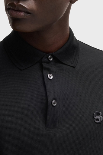 Boss % 100 Pamuk Regular Fit Logolu Erkek Polo Yaka T Shirt 50533355 001 SİYAH - 9