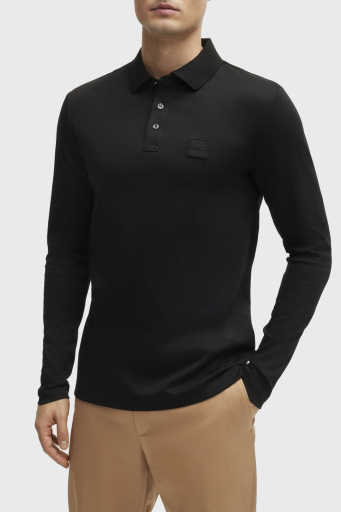 Boss % 100 Pamuk Regular Fit Merserize Erkek Polo Yaka Sweat 50485162 002 SİYAH - 1