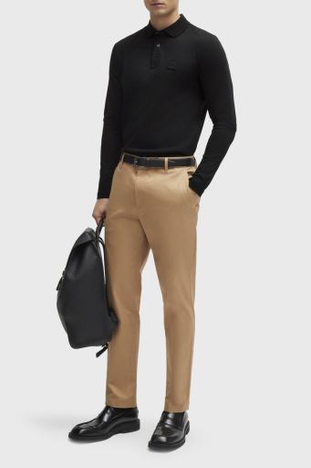 Boss % 100 Pamuk Regular Fit Merserize Erkek Polo Yaka Sweat 50485162 002 SİYAH - 2