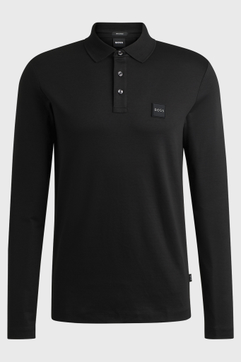 Boss % 100 Pamuk Regular Fit Merserize Erkek Polo Yaka Sweat 50485162 002 SİYAH - 5