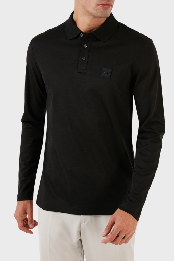 Boss % 100 Pamuk Regular Fit Merserize Erkek Polo Yaka Sweat 50485162 002 SİYAH - 6