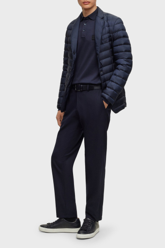 Boss % 100 Pamuk Regular Fit Merserize Erkek Polo Yaka Sweat 50485162 405 LACİVERT - 2