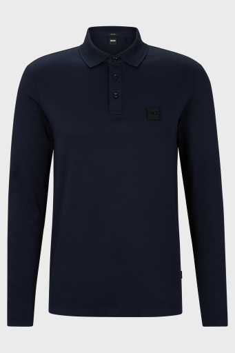 Boss % 100 Pamuk Regular Fit Merserize Erkek Polo Yaka Sweat 50485162 405 LACİVERT - 5