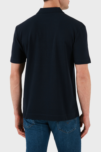 Boss % 100 Pamuk Regular Fit Yarım Fermuarlı Erkek Polo Yaka T Shirt 50505542 404 LACİVERT - 8