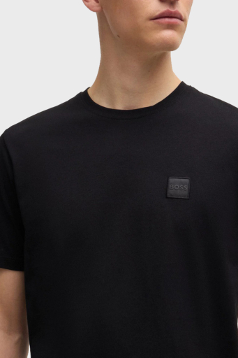 Boss % 100 Pamuk Relaxed Fit Bisiklet Yaka Erkek T Shirt 50508584 001 SİYAH - 9