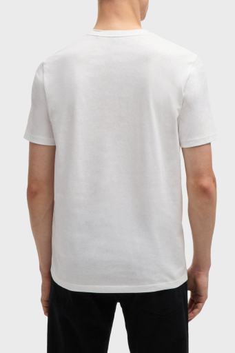 Boss % 100 Pamuk Relaxed Fit Bisiklet Yaka Erkek T Shirt 50508584 100 BEYAZ - 13