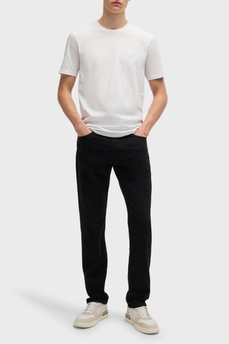 Boss % 100 Pamuk Relaxed Fit Bisiklet Yaka Erkek T Shirt 50508584 100 BEYAZ - 2