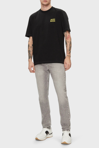 Boss % 100 Pamuk Relaxed Fit Sırt Baskılı Erkek T Shirt 50515553 002 SİYAH - 2