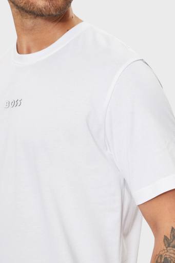 Boss % 100 Pamuklu Oversize Fit Erkek T Shirt 50519368 100 BEYAZ - 10