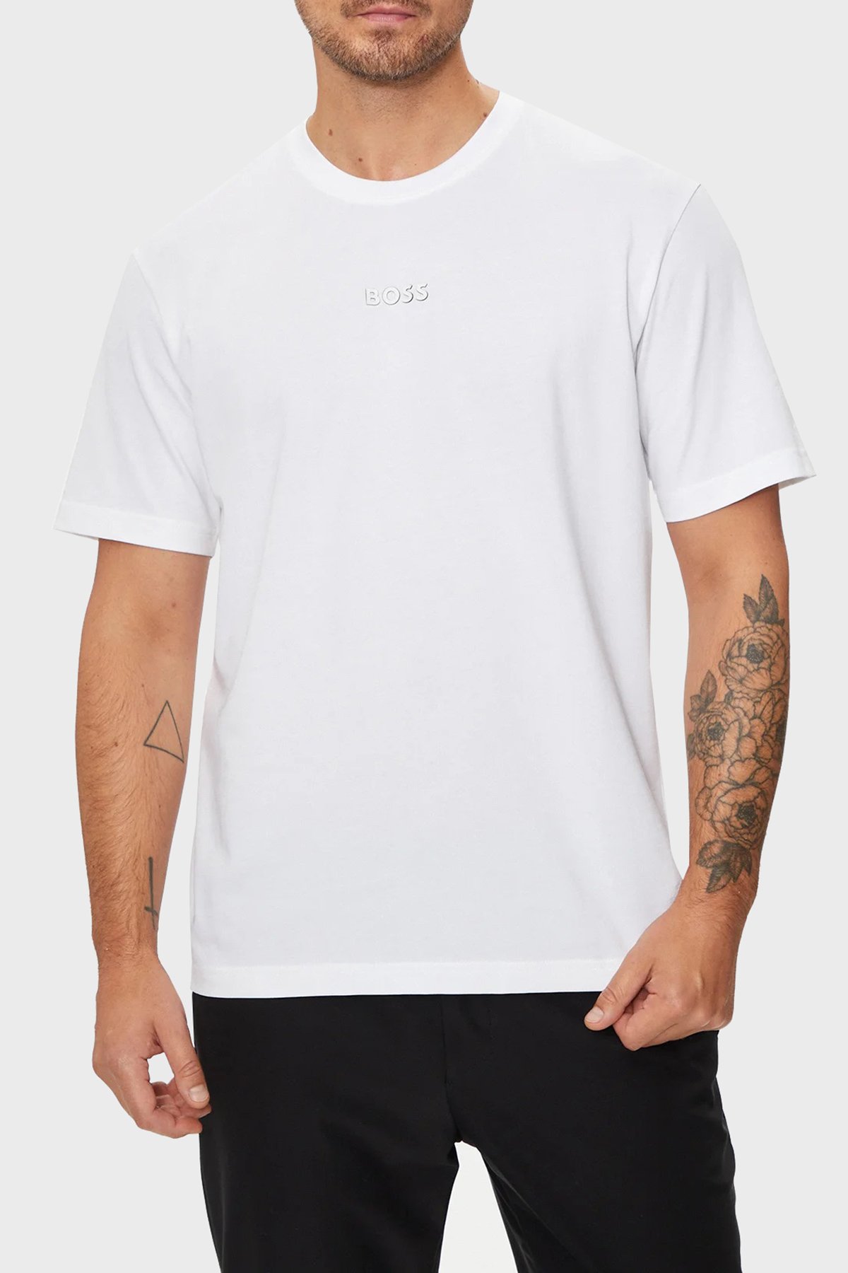 Boss % 100 Pamuklu Oversize Fit Erkek T Shirt 50519368 100