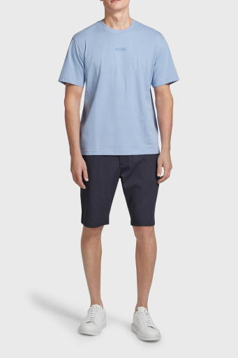Boss % 100 Pamuklu Oversize Fit Erkek T Shirt 50519368 498 MAVİ - 3