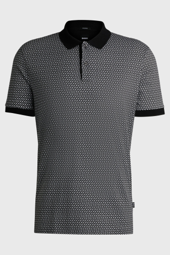 Boss % 100 Pamuklu Regular Fit Erkek Polo Yaka T Shirt 50518877 001 SİYAH - 10