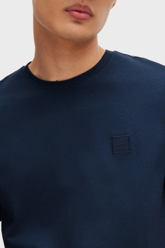 Boss % 100 Pamuklu Regular Fit Erkek T Shirt 50508584 464 LACİVERT - 2