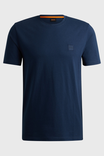Boss % 100 Pamuklu Regular Fit Erkek T Shirt 50508584 464 LACİVERT - 4