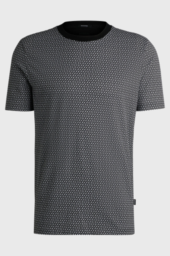 Boss % 100 Pamuklu Regular Fit Erkek T Shirt 50518883 001 SİYAH - 10