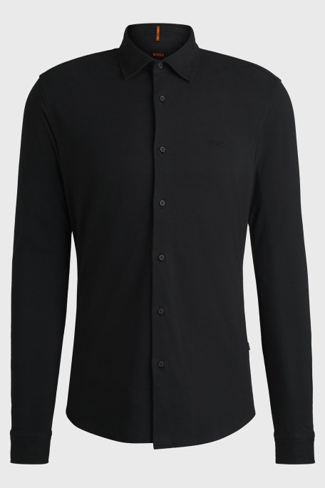 Boss % 100 Pamuklu Slim Fit Erkek Gömlek 50519746 001 SİYAH - 6