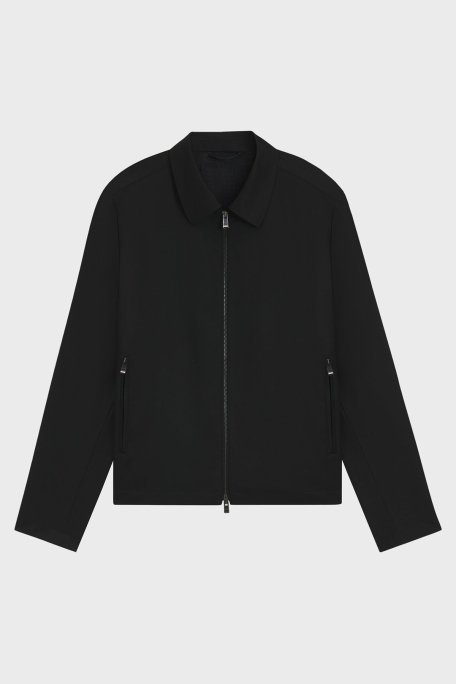 Boss % 100 Yün Slim Fit Yaka Fermuarlı Erkek Ceket 50545898 001 SİYAH - 6