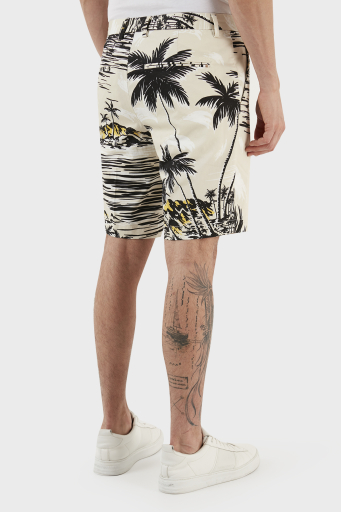 Boss Baskılı Streç Pamuklu Slim Fit Erkek Short 50488282 132 BEJ - 6