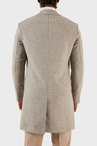 Boss Çıkarılabilir İç Panelli Yün Karışımlı Slim Fit Erkek Kaban 50502320 131 BEJ - 12