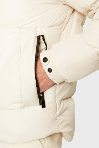 Boss Çıkarılabilir Kapüşonlu Su İtici Comfort Fit Erkek Mont 50497836 131 EKRU - 13
