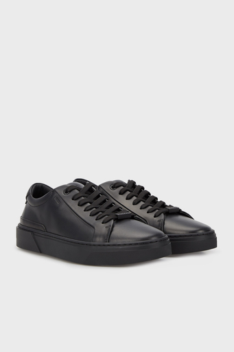 Boss Deri Sneaker Erkek Ayakkabı 50492811 001 SİYAH - 3