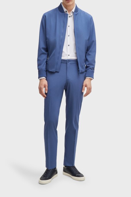 Boss Desenli Slim Fit Erkek Gömlek 50520055 100 BEYAZ - 3