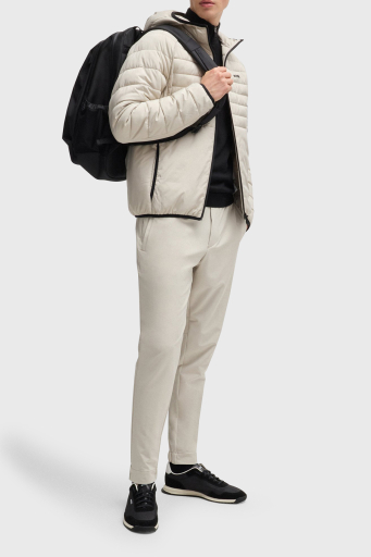 Boss Dolgulu Regular Fit Kapüşonlu Erkek Mont 50514761 271 AÇIK BEJ - 3