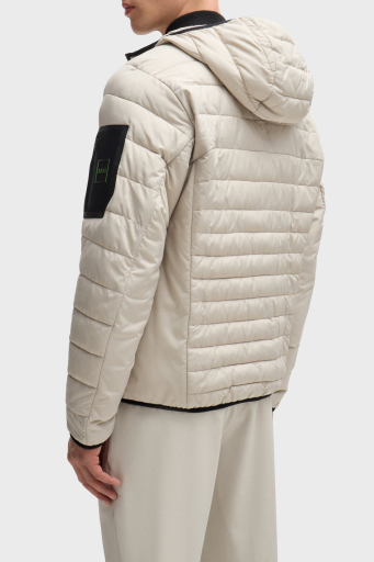 Boss Dolgulu Regular Fit Kapüşonlu Erkek Mont 50514761 271 AÇIK BEJ - 4