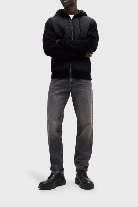 Boss Dolgulu Regular Fit Kapüşonlu Erkek Mont 50516886 001 SİYAH - 3