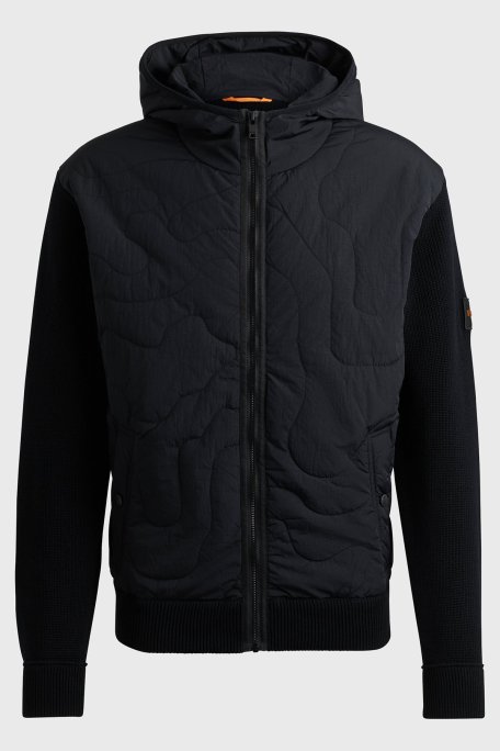 Boss Dolgulu Regular Fit Kapüşonlu Erkek Mont 50516886 001 SİYAH - 5