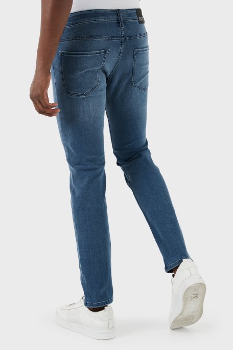 Boss Düşük Bel Slim Fit Dar Paça Jeans Erkek Kot Pantolon 50509006 424 MAVİ - 6