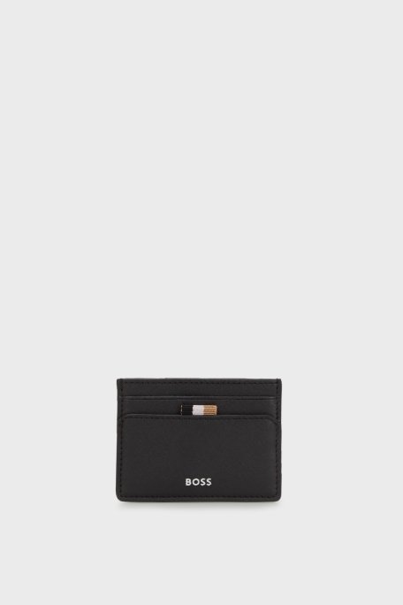 Boss Hakiki Deri Erkek Kartlık 50498629 001 SİYAH - 1
